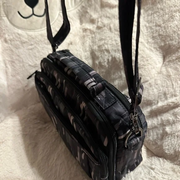Lug Black and Gray Crossbody Bag - Picture 5 of 8
